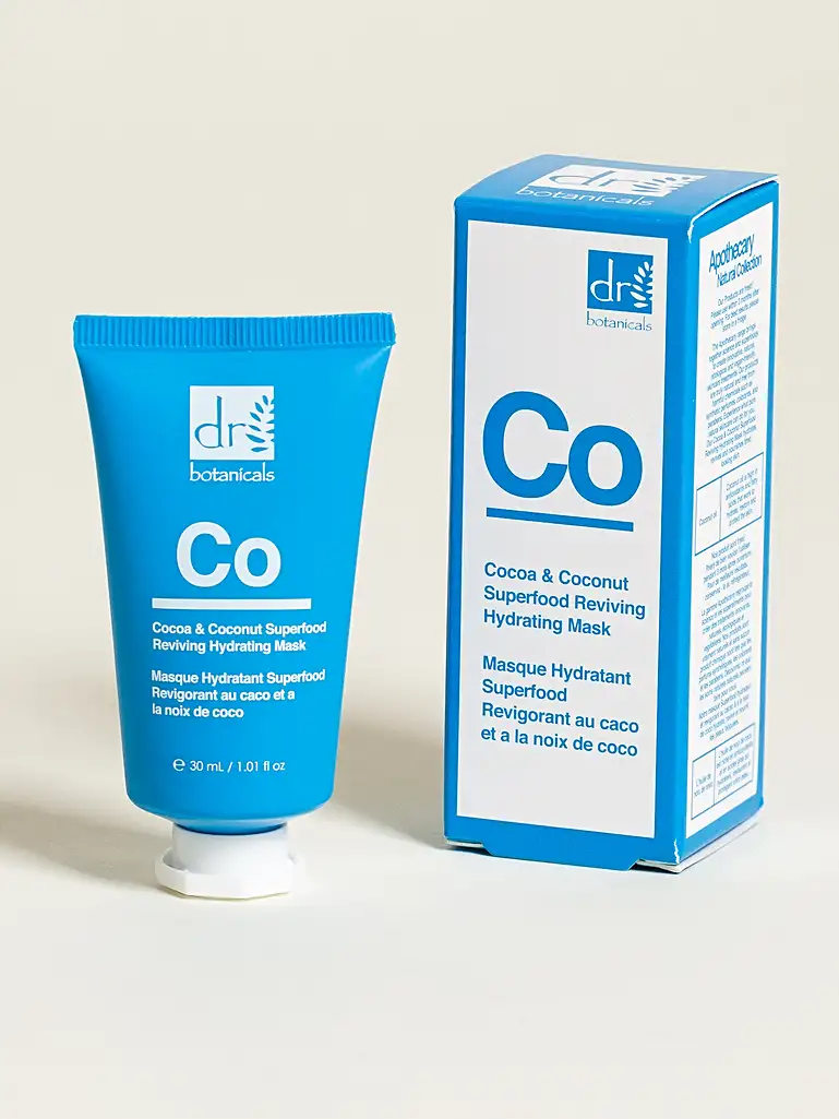 Masque hydratant cacao et noix de coco - Dr.Botanicals
