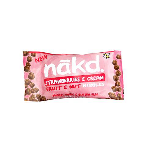 Grignotines aux fruits et aux noix - Fraises et crème - Nakd