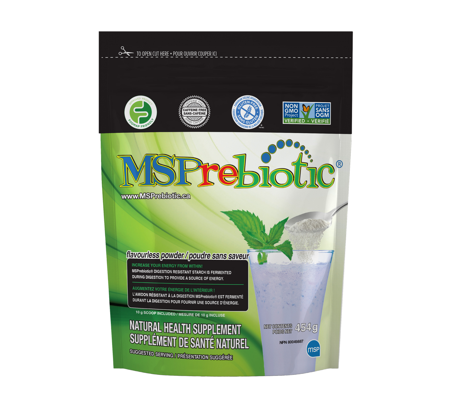 Supplément prébiotique - Échantillon - MSPrebiotic