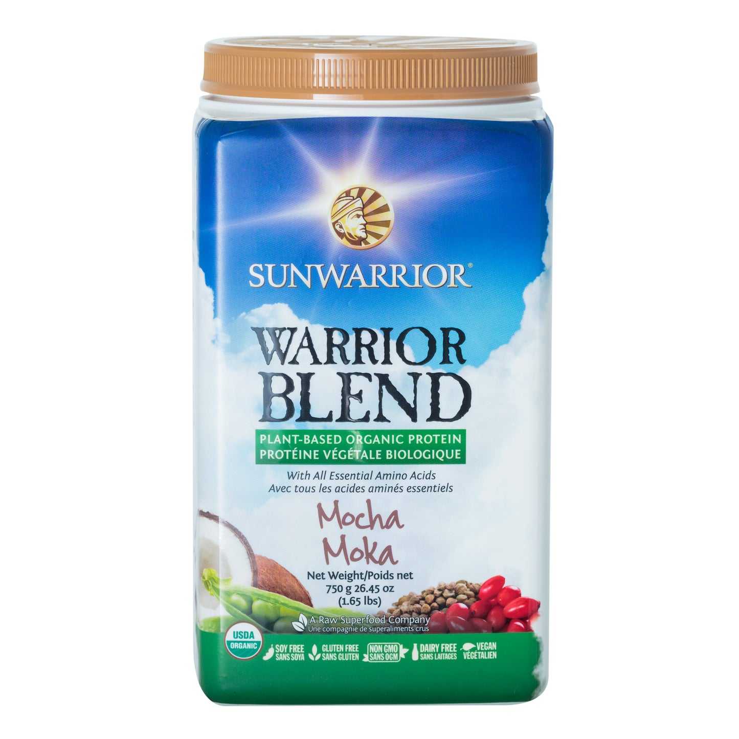 Protéine SunWarrior - Mocha - Échantillons - Raw Elements