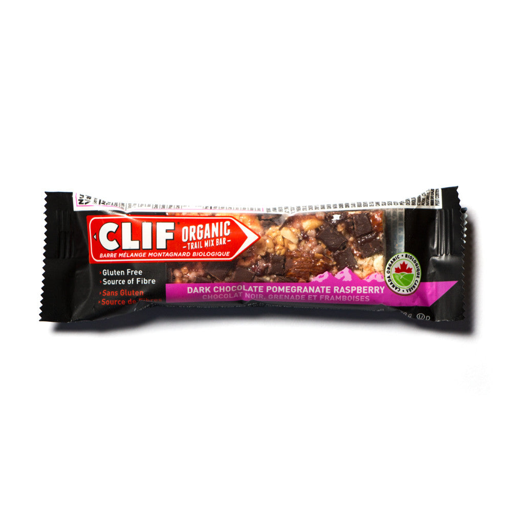 little life box trail mix bar dark chocolate pomegranate raspberry clif bar