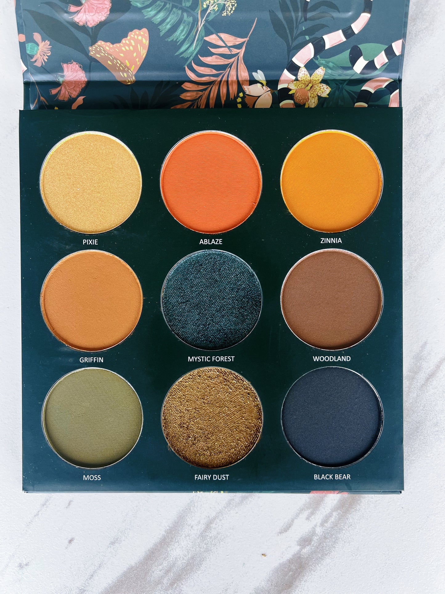 Palette d'ombres à paupières