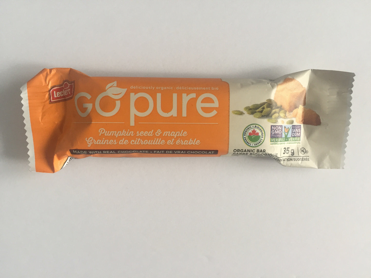 Barre Go Pure - Citrouille & érable - Leclerc