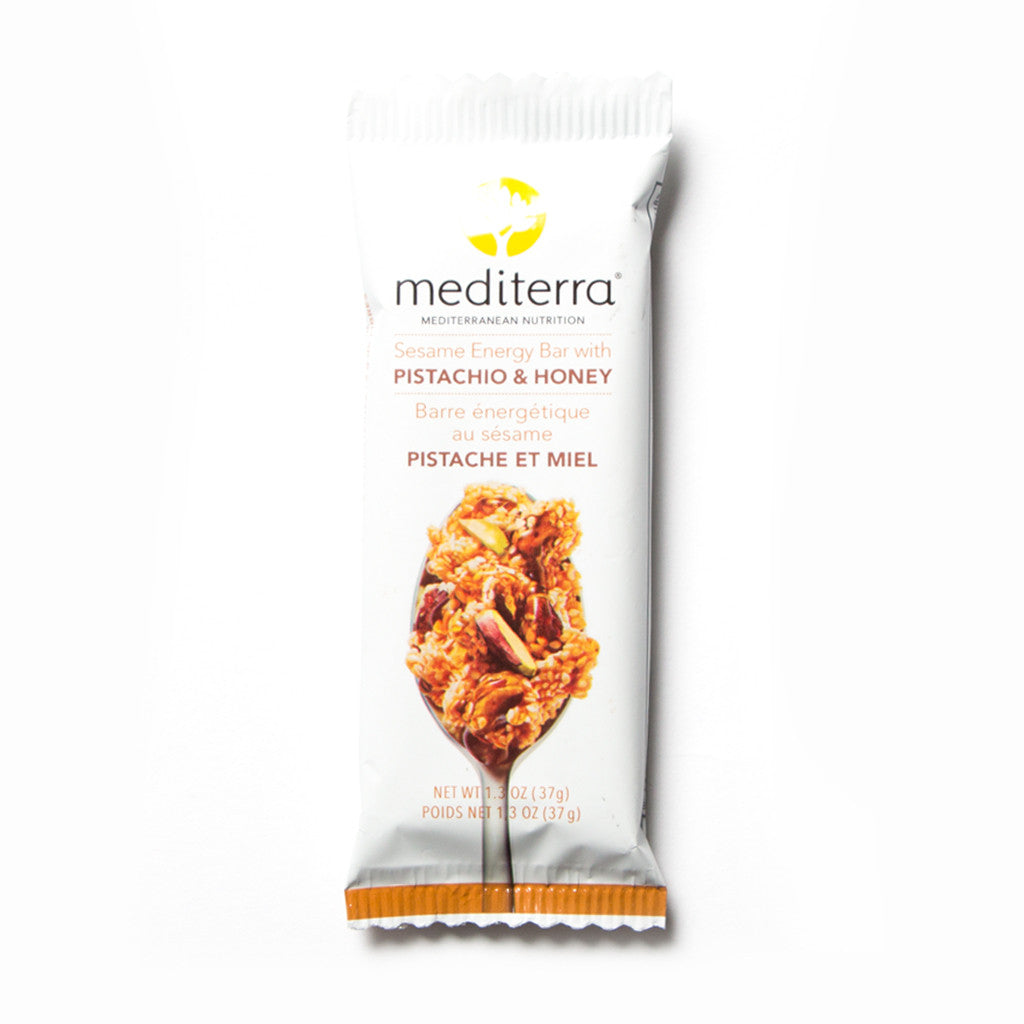 Sesame Energy Bar - Pistachio & Honey - Mediterra