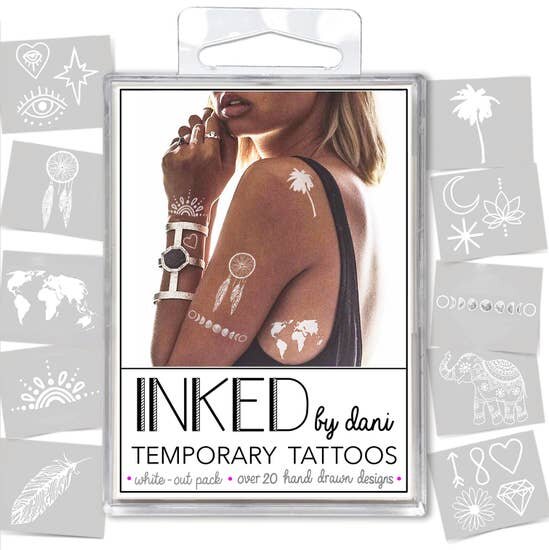 Tattoos temporaire - Ivoire - INKED by Dani