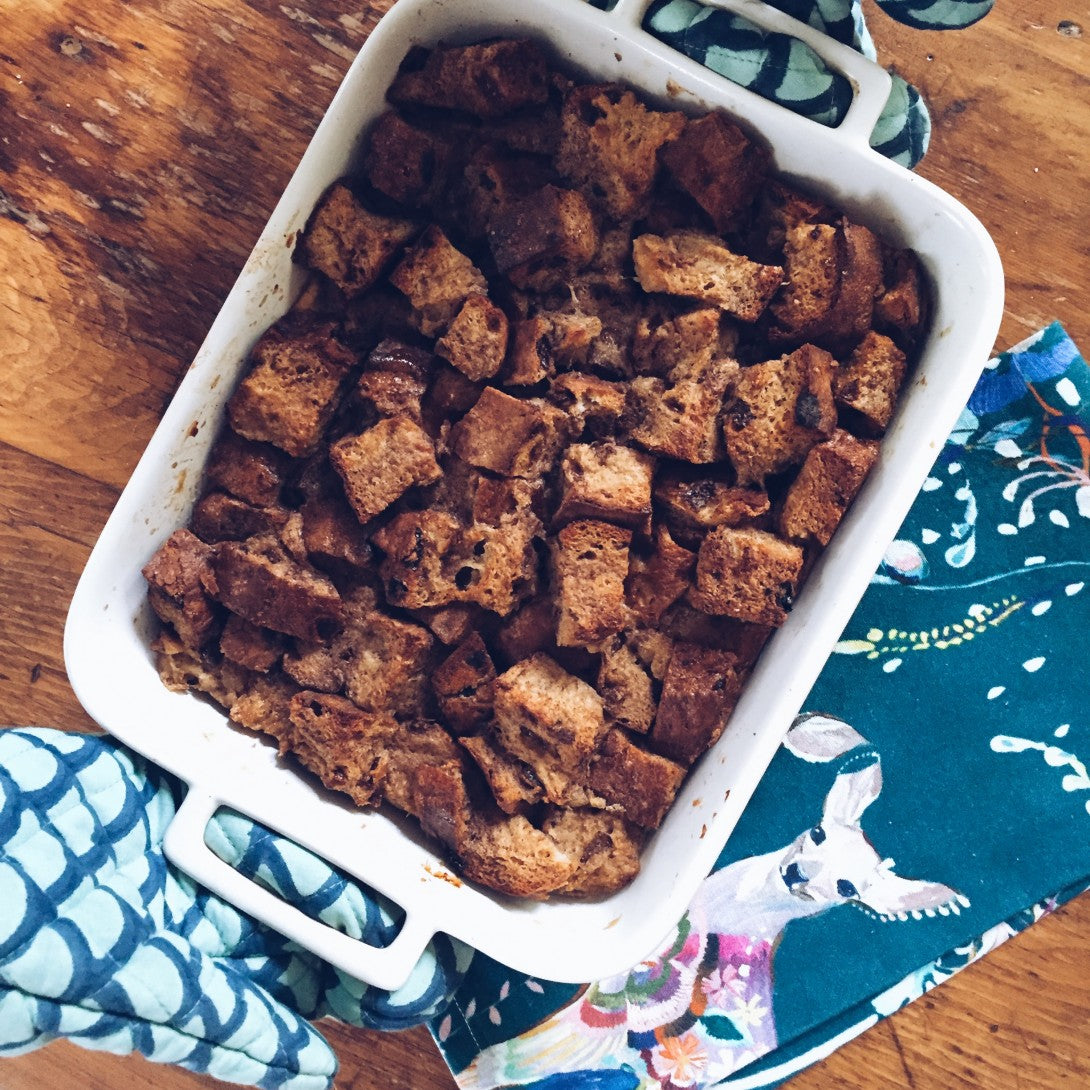 (Healthy) Traditional Bread Pudding