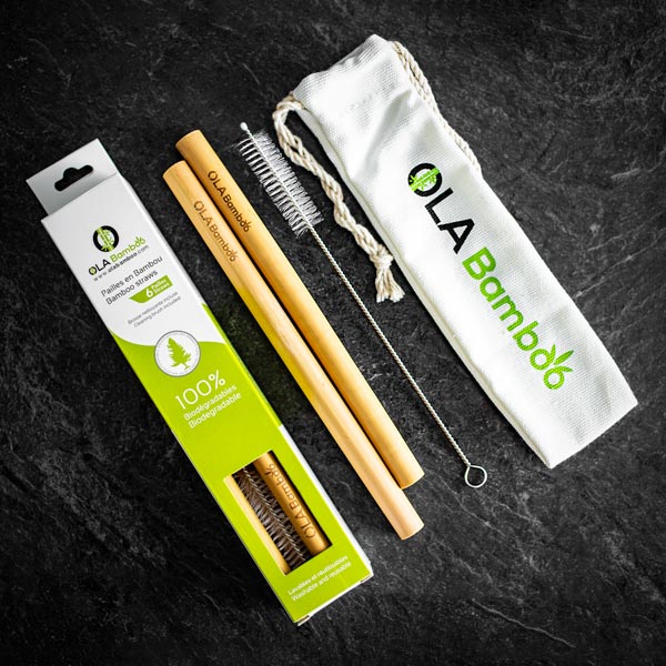 Kit de pailles à smoothie - OLA Bamboo