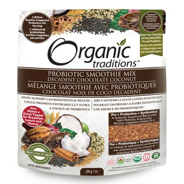 Mélange smoothie avec probiotiques - Organic Traditions