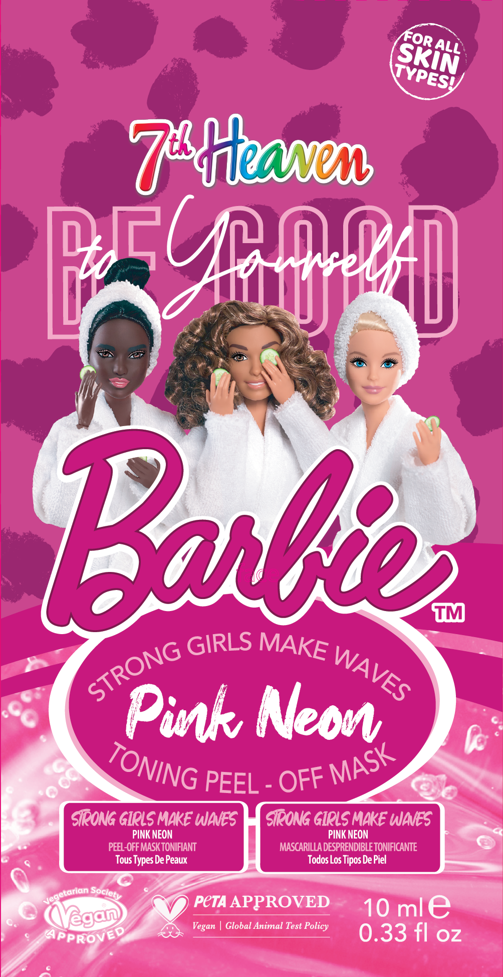 Masque pour le visage Barbie - 7th Heaven