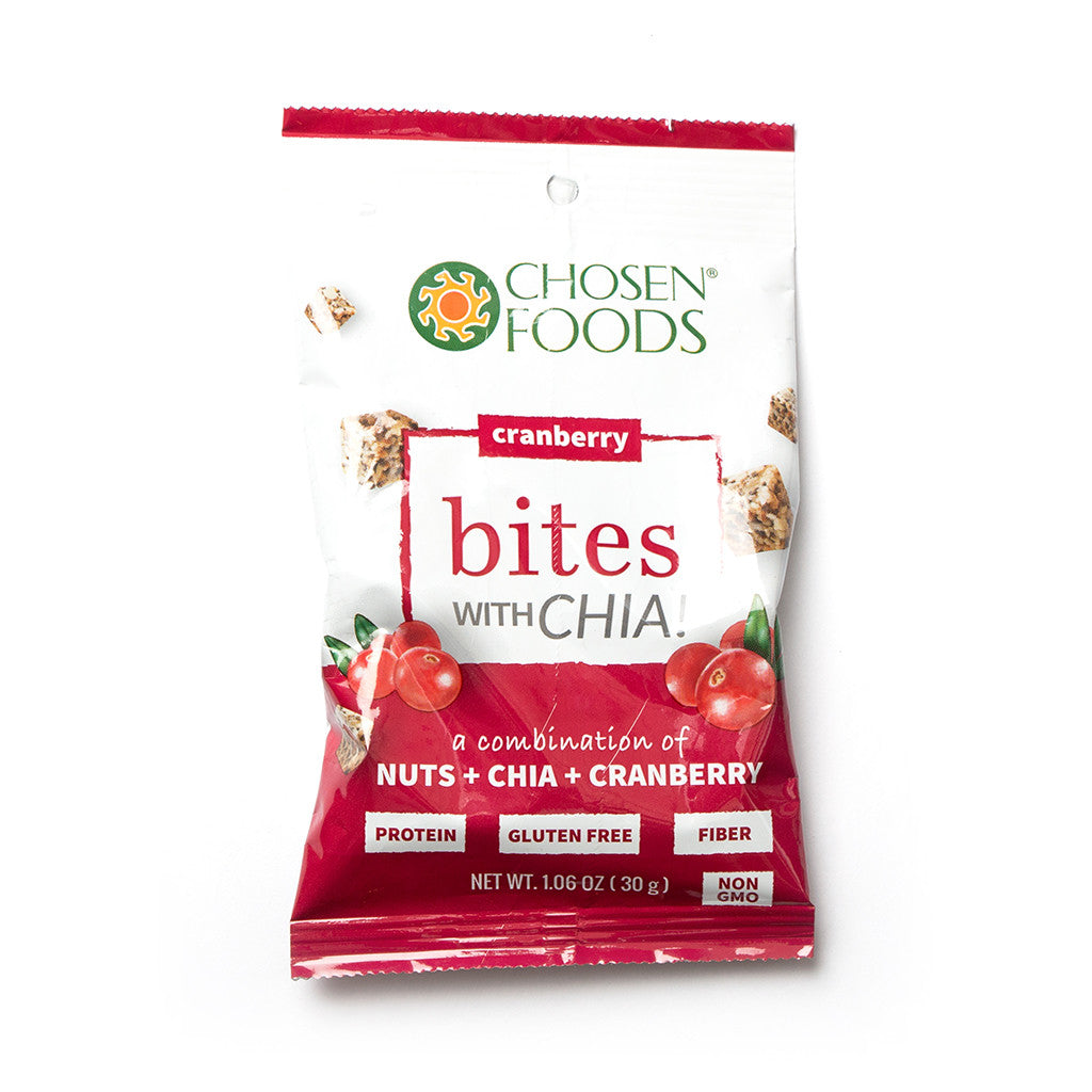 Cranberry Bites with Chia - Chosen Foods