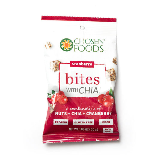 Cranberry Bites with Chia - Chosen Foods