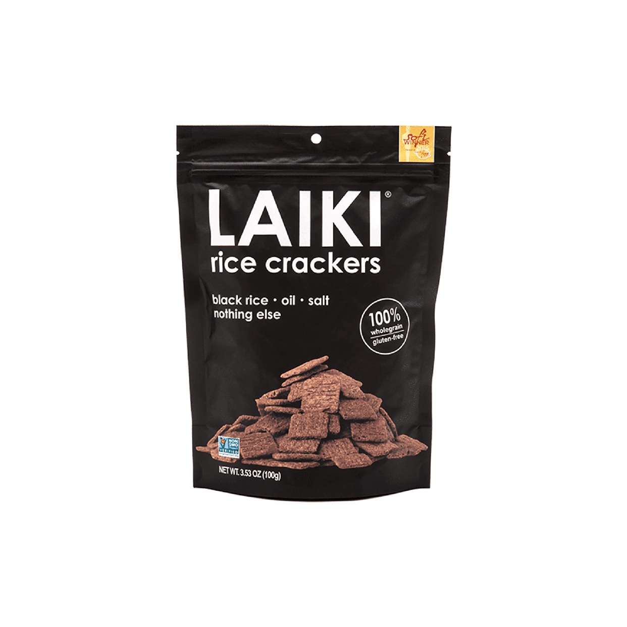 Black Rice Crackers - Laiki