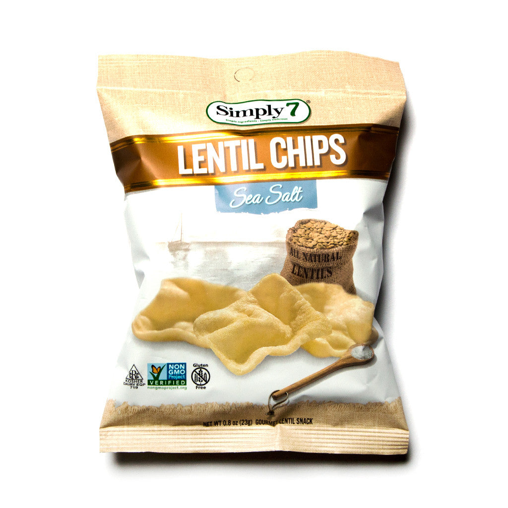 Chips aux lentilles - Sel de mer - Simply 7