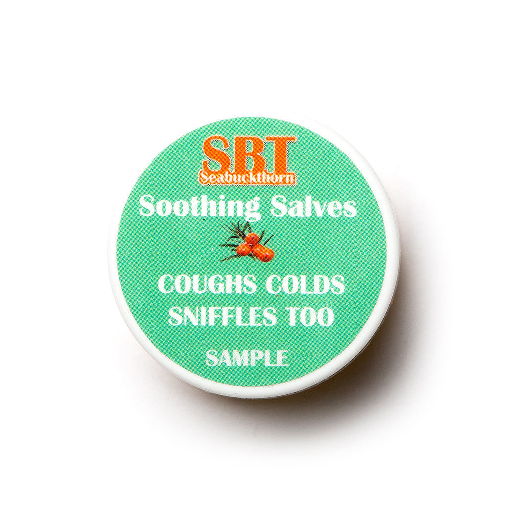 Soothing Salve - Coughs colds sniffles too - Seabuckthorn