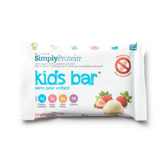 Barre pour enfant - Fraise Vanille - Simply Protein